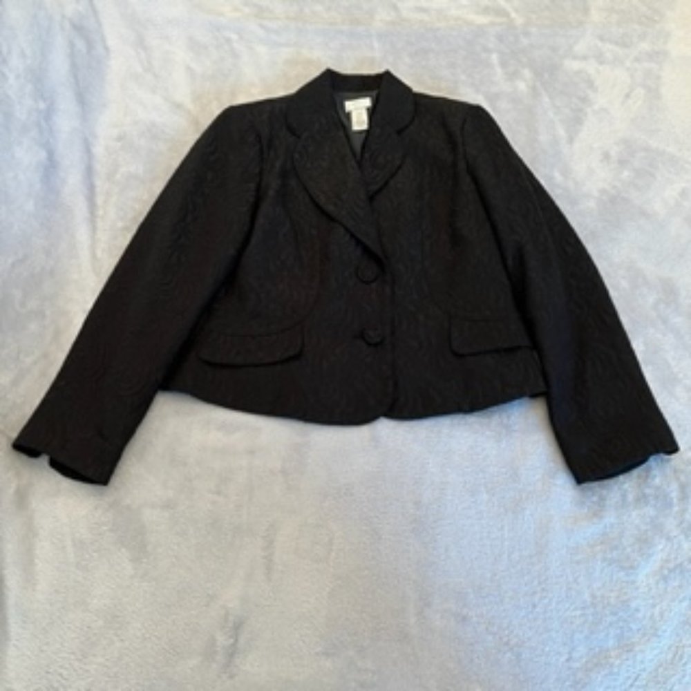 Emma James Women's Jacket Petite 12 Black